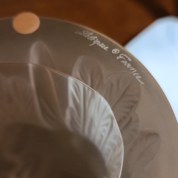 Lalique bird detail vase - Picture 8 of 8